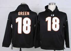 NFL nike cicinati bengals 18 green black hoody