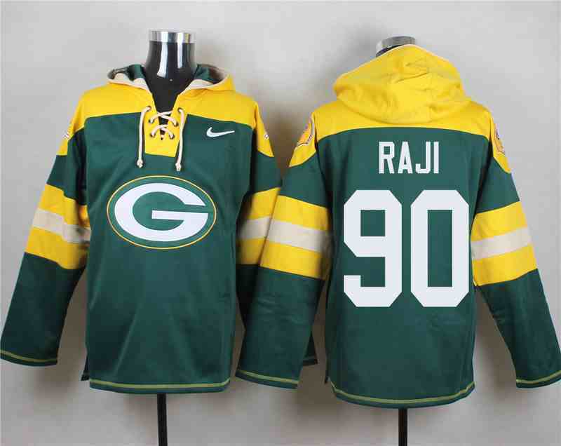 Nike Packers 90 RAJI Green Hooded Jersey