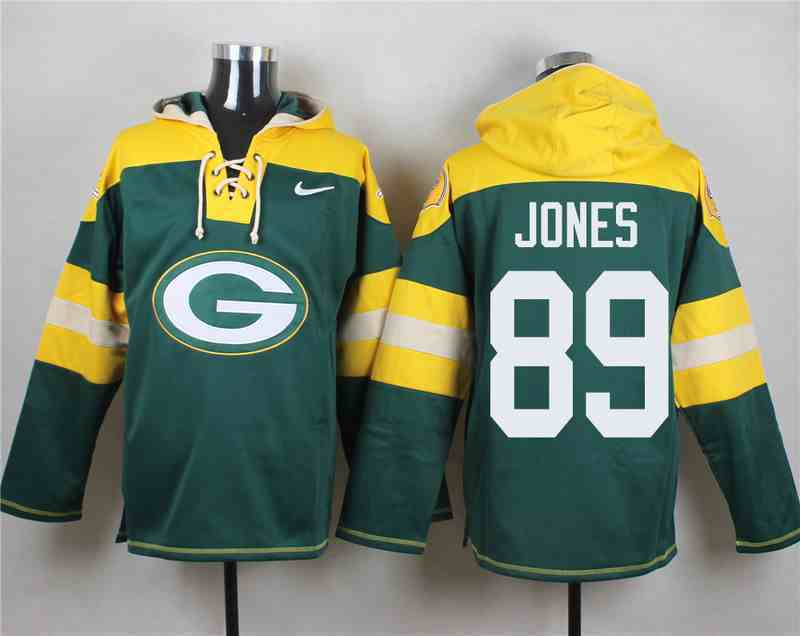 Nike Packers 89 James Jones Green Hooded Jersey
