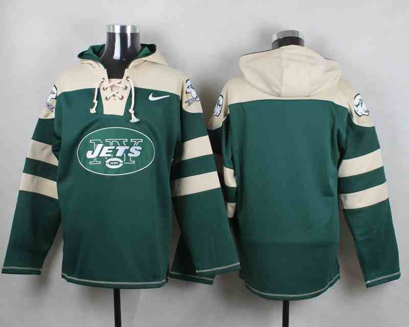 Nike Jets Blank Green Hooded Jersey