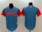 Rangers Light Blue 2018 Players Weekend Authentic Team Jersey