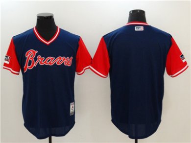 Braves Navy 2018 Players Weekend Authentic Team Jersey