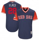 Red Sox J D Martinez Flaco Navy 2018 Players Weekend Authentic Team Jersey