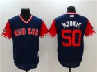 Red Sox #50 Mookie Betts Mookie Navy 2018 Players Weekend Authentic Team Jersey