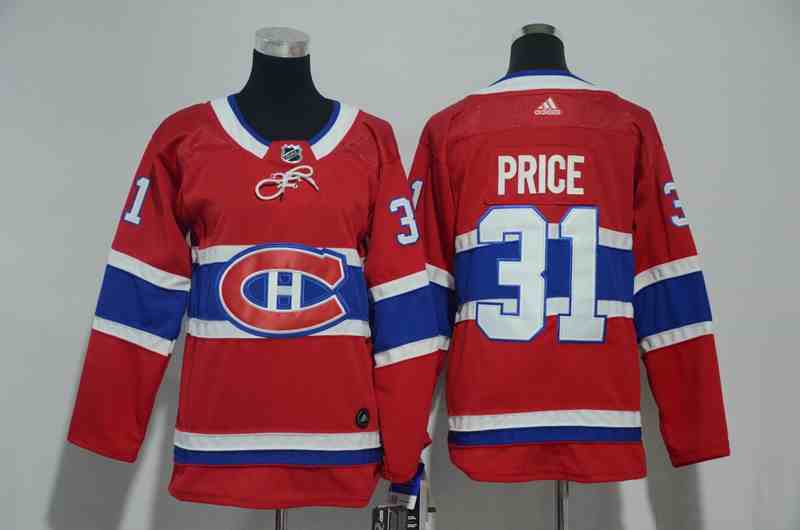 Canadiens 31 Carey Price Red Youth Adidas Jersey