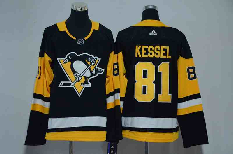Penguins 81 Phil Kessel Black Youth Adidas Jersey