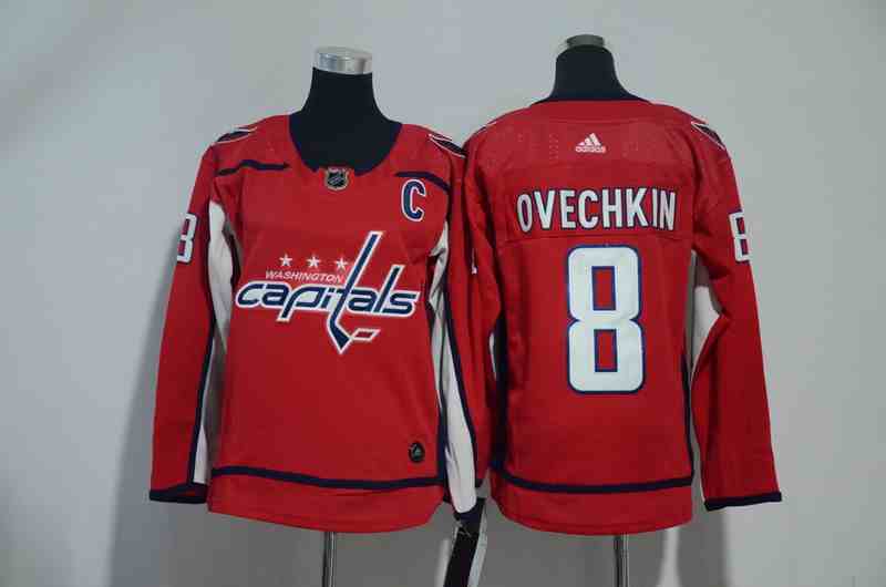 Capitals 8 Alexander Ovechkin Red Youth Adidas Jersey