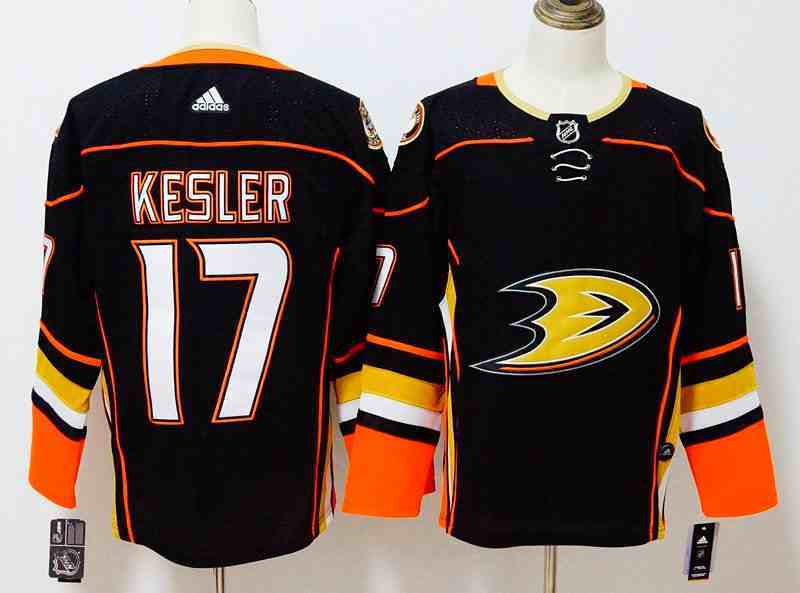 Ducks 17 Ryan Kesler Black Adidas Jersey