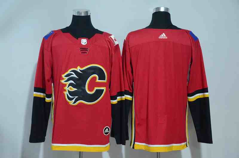 Flames Blank Red Adidas Jersey