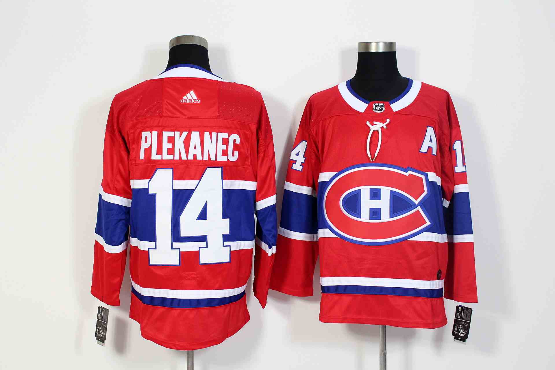 Canadiens 14 Tomas Plekanec Red Adidas Jersey