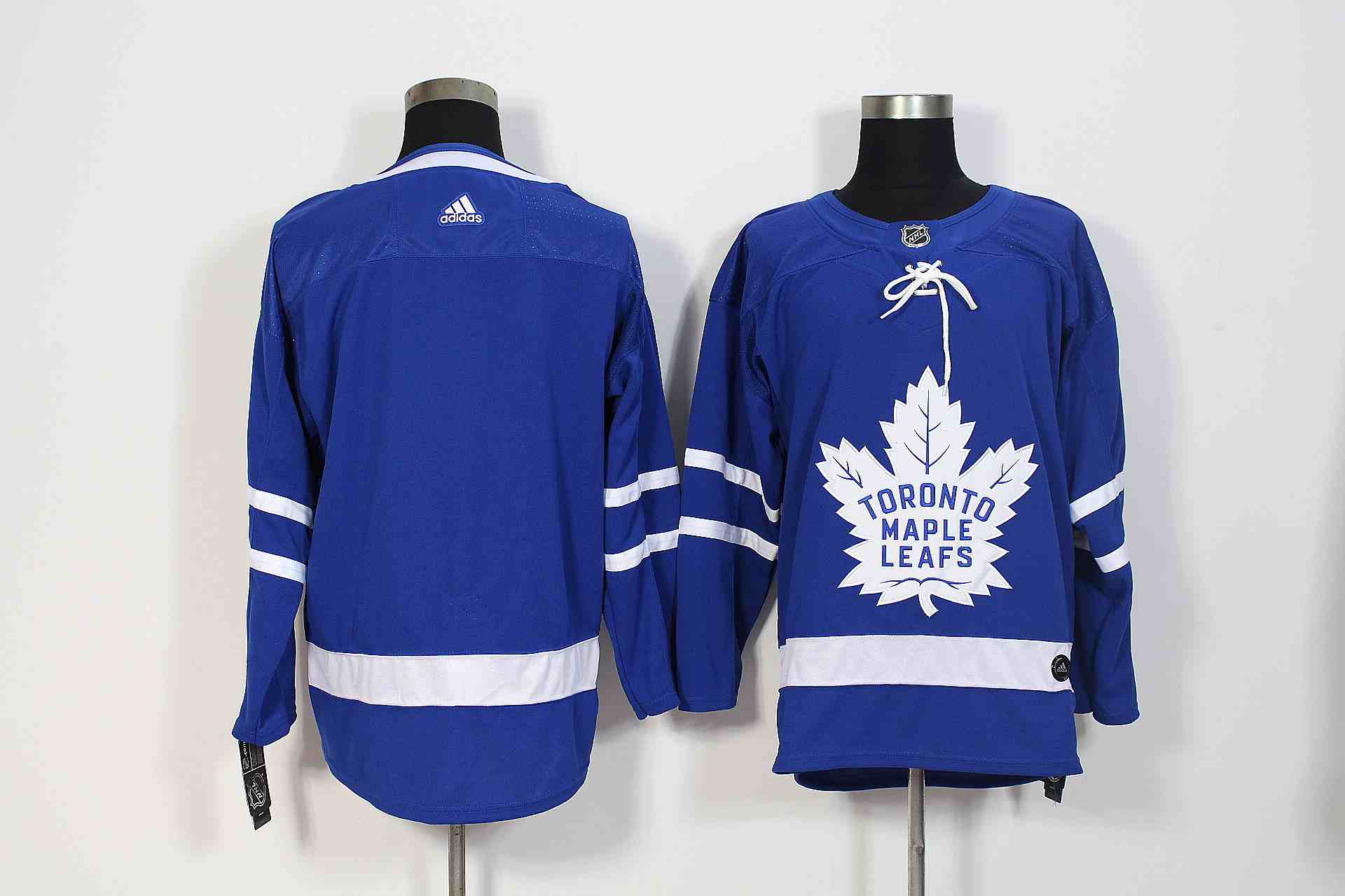 Maple Leafs Blank Blue Adidas Jersey
