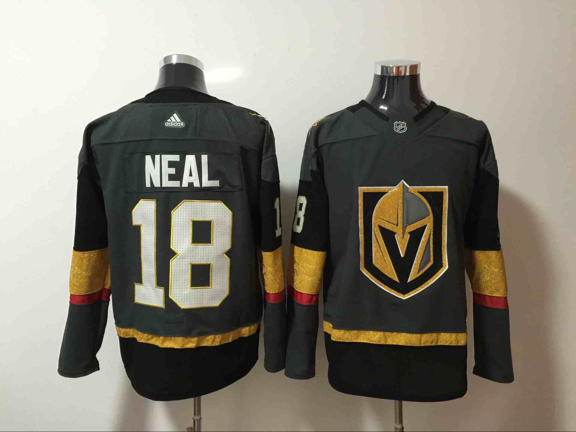 Vegas Golden Knights 18 James Neal Gray Adidas Jersey