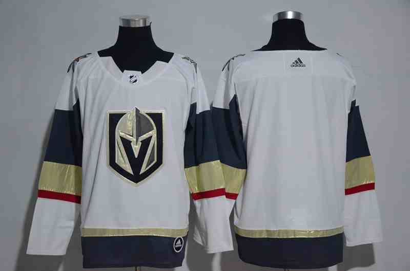 Vegas Golden Knights Blank White Adidas Jersey