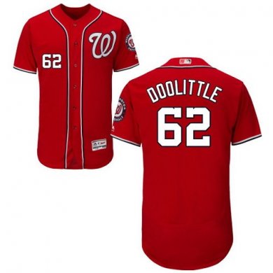Nationals #62 Sean Doolittle Red Flexbase Authentic Collection Stitched Baseball Jersey