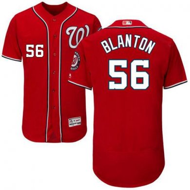 Nationals #56 Joe Blanton Red Flexbase Authentic Collection Stitched MLB jerseys