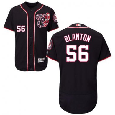 Nationals #56 Joe Blanton Navy Blue Flexbase Authentic Collection Stitched MLB jerseys