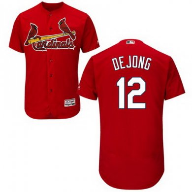 Cardinals #12 Paul DeJong Red Flexbase Authentic Collection Stitched Baseball Jersey