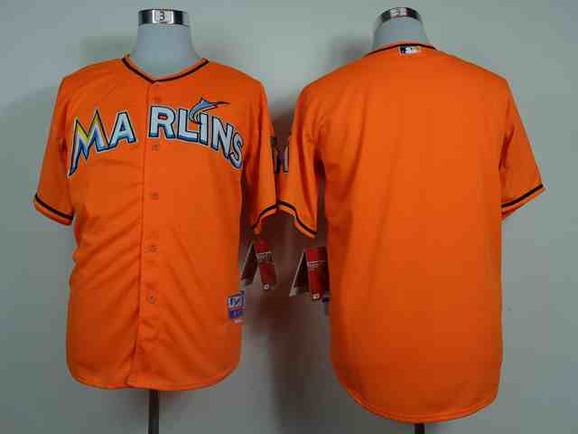 Marlins Blank Orange Cool Base Jerseys