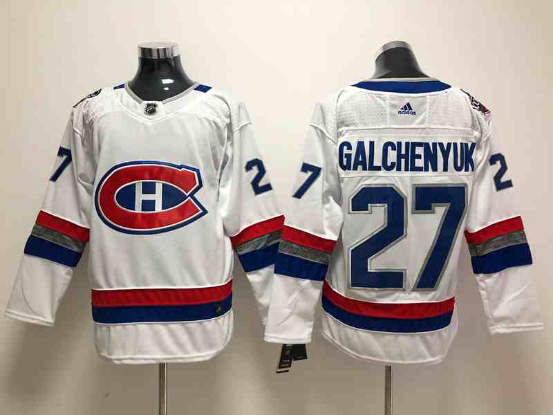 Canadiens 27 Alex Galchenyuk White Adidas Jersey