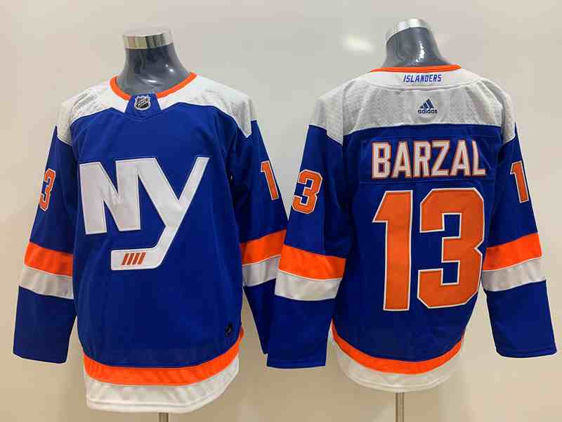 Islanders 13 Mathew Barzal Blue Adidas Jerseys