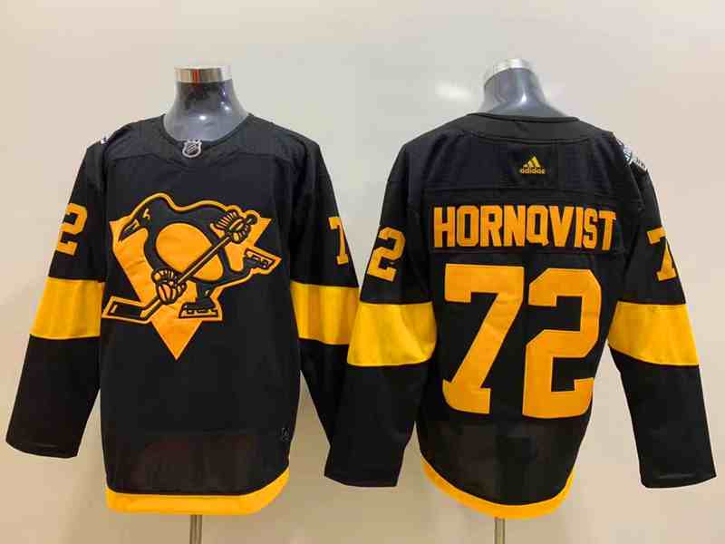Penguins 72 Patric Hornqvist Black 2019 Stadium Series Adidas Jersey