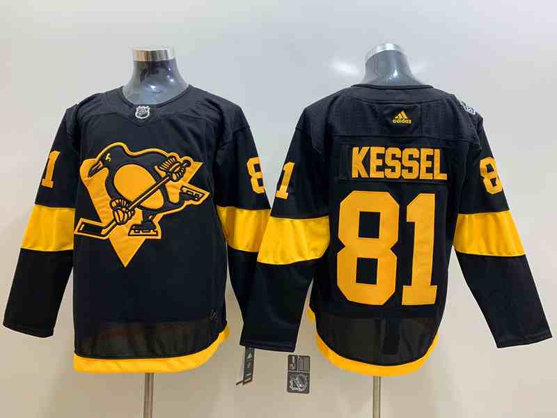 Penguins 81 Phil Kessel Black 2019 Stadium Series Adidas Jersey