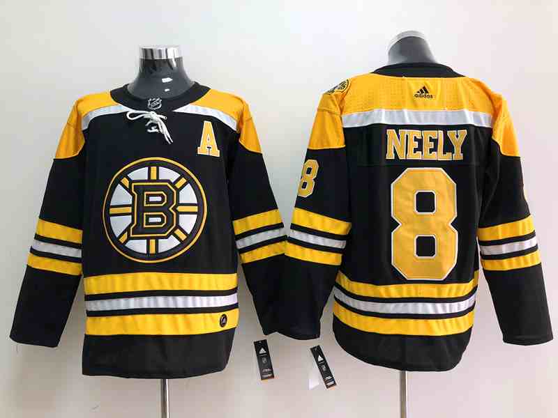Bruins 8 Neely Black Adidas Jersey