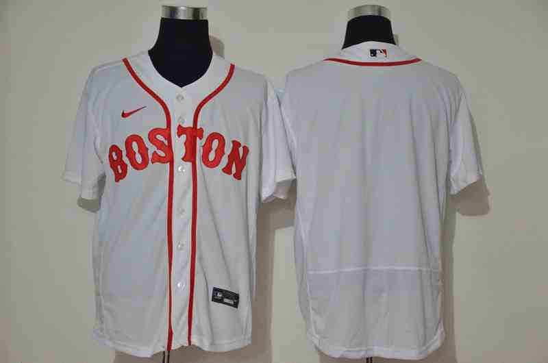 Red Sox Blank White 2020 Nike Flexbase Jersey