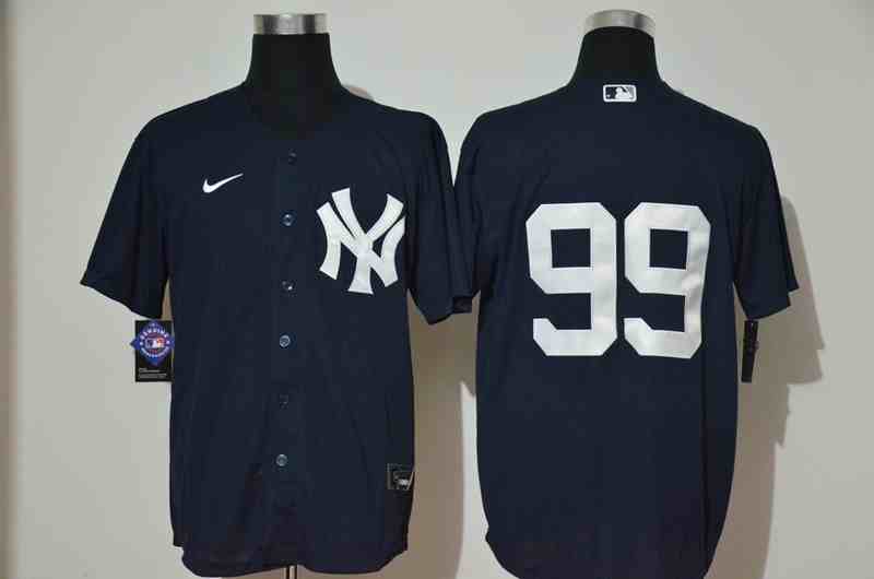 Yankees 99 Aaron Judge Navy 2020 Nike Cool Base Replica Jersey