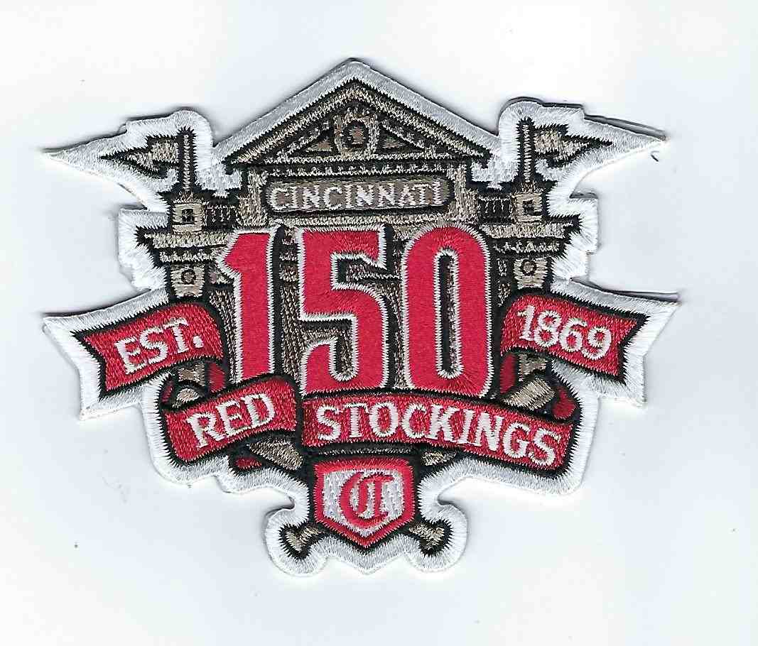 Cincinnati Reds 150th Anniversary Patch