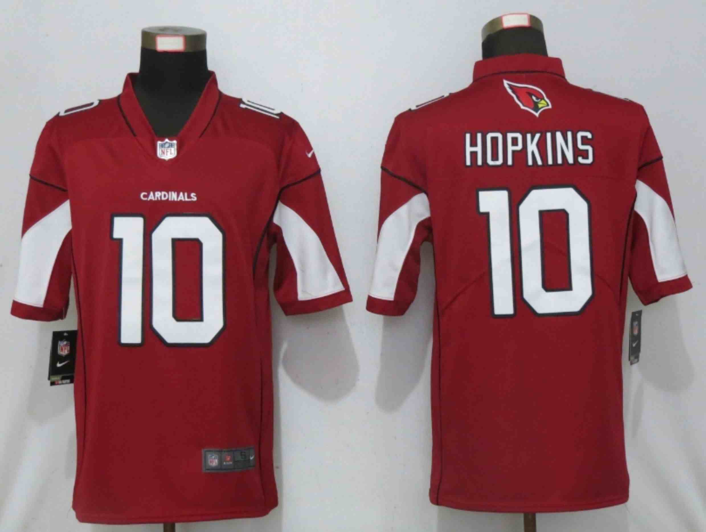 Men Arizona Cardinals 10 Hopkins Red  Vapor Untouchable Limited Youth Nike NFL Jerseys
