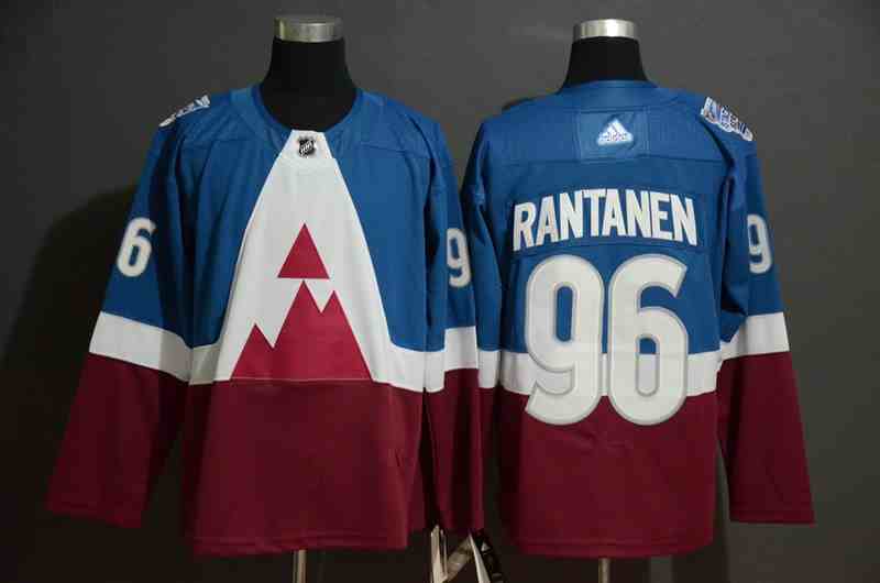 Avalanche 96 Mikko Rantanen Blue Red 2020 NHL Stadium Series Adidas Jersey