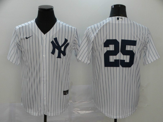 Yankees 25 Gleyber Torres White 2020 Nike Cool Base Jerseys