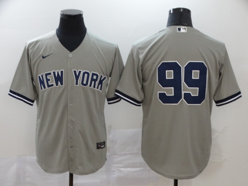 Yankees 99 Aaron Judge Gray 2020 Nike Cool Base Jerseys