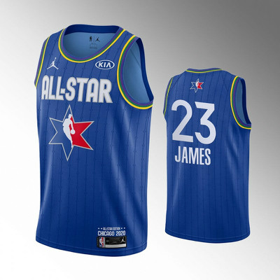 Lakers 23 Lebron James Blue 2020 NBA All-Star Jordan Brand Swingman Jersey
