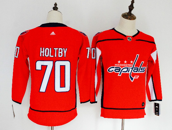 Capitals 70 Braden Holtby Red Youth Adidas Jersey