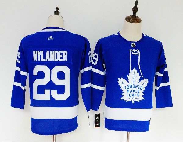 Maple Leafs 29 William Nylander Blue Youth Adidas Jersey