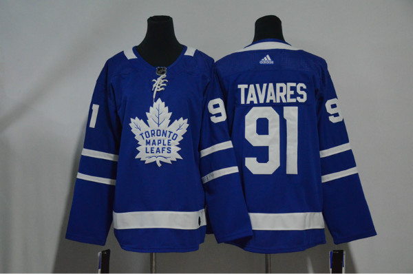 Maple Leafs 91 John Tavares Blue Youth Adidas Jersey