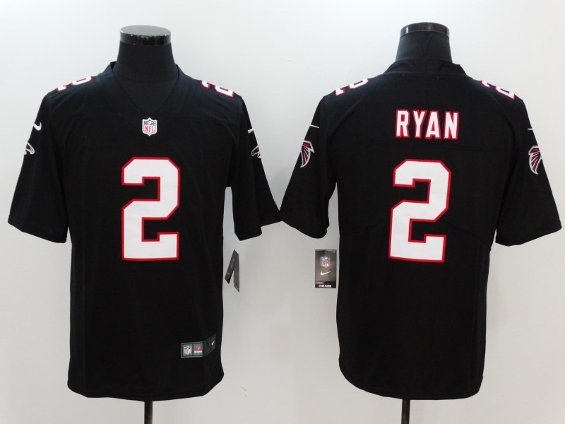 Nike Falcons 2 Matt Ryan Black Youth Vapor Untouchable Player Limited Jersey