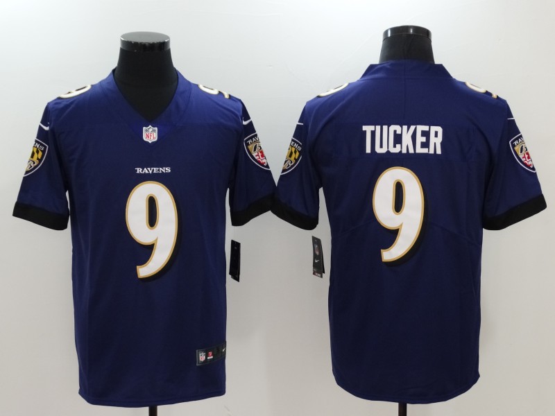 Nike Ravens 9 Justin Tucker Purple Youth Vapor Untouchable Player Limited Jersey