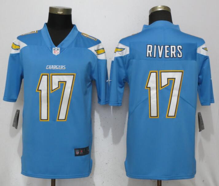 Nike Chargers 17 Philip Rivers Light Blue Youth Vapor Untouchable Limited Jesrey