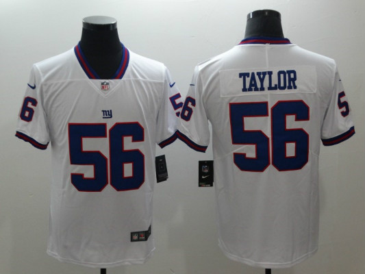 Nike Giants 56 Lawrence Taylor Youth Color Rush Limited Jersey