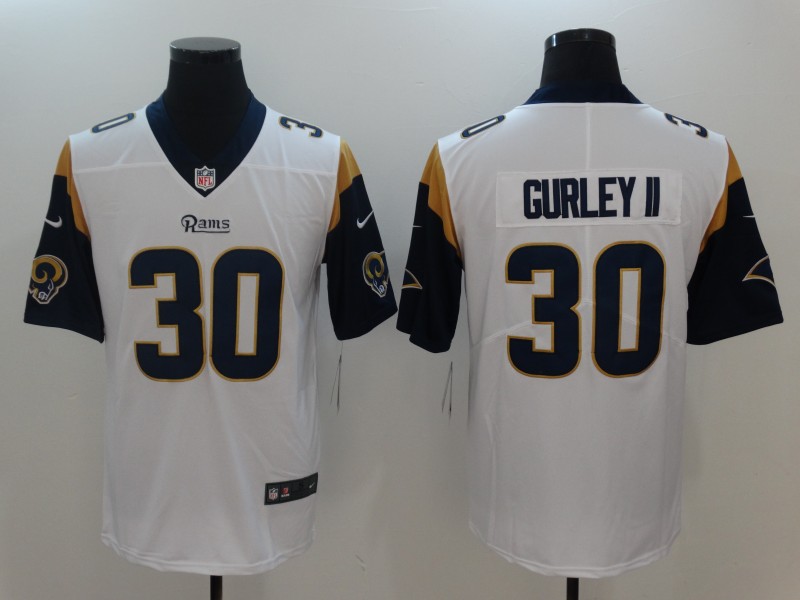 Nike Rams 30 Todd Gurley II White Youth Vapor Untouchable Player Limited Jersey