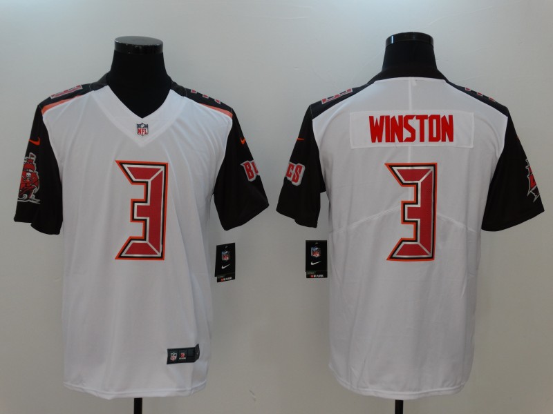 Nike Buccaneers 3 Jameis Winston White Youth Vapor Untouchable Player Limited Jersey