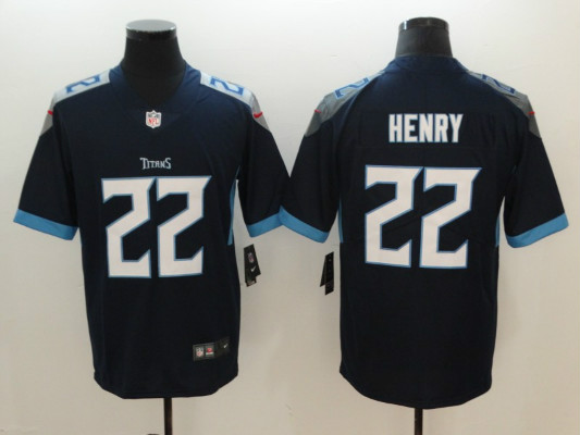 Nike Titans 22 Derrick Henry Navy Youth Vapor Untouchable Limited Jersey