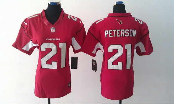 Nike Cardinals 21 Peterson Patrick Red Limited Women Jersey