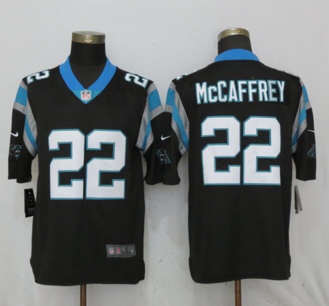 Nike Panthers 22 Christian McCaffrey Black Youth Vapor Untouchable Limited Jersey