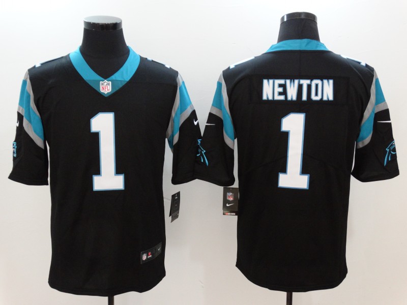 Nike Panthers 1 Cam Newton Black Youth Vapor Untouchable Player Limited Jersey