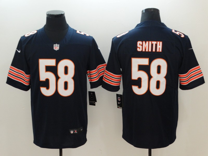 Nike Bears 58 Roquan Smith Navy Youth Vapor Untouchable Limited Jersey