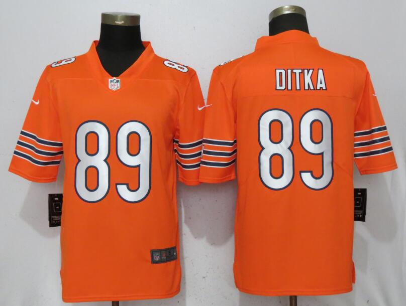 Nike Bears 89 Mike Ditka Orange Youth Vapor Untouchable Limited Jersey